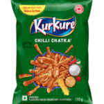 Kurkure Chilli Chatka Snacks, 115 Gram